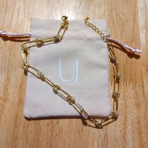Uncommon James safety pin choker